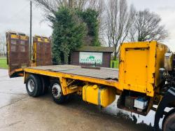 VOLVO FL6 11 6X2 BEAVER TAIL LORRY C/W FLIP TOE RAMPS *VIDEO*