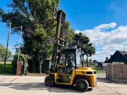 CATERPILLAR DP70 DIESEL FORKLIFT C/W PALLET TINES *VIDEO*