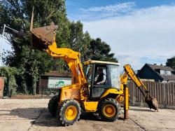 JCB 2CX 4WD BACKHOE DIGGER C/W 4 WHEEL STEER & EXTENDING DIG *VIDEO*