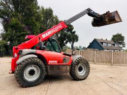 MANITOU 634-120 4WD TELEHANDLER *YEAR 2014, AG-SPEC* C/W PICK UP HITCH *VIDEO*