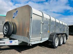 UNUSED IFOR WILLIAMS 14X4 LIVESTOCK TRAILER *YEAR 2021*VIDEO*