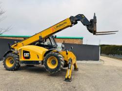 CAT TH314D TELEHANDLER *C/W PALLET TINES*YEAR 2019*READING 5030 HOURS*VIDEO*