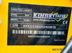 NEW UNUSED KINGKONG XG380 TRACKED SKIDSTEER LOADER *YEAR 2024, CHOICE OF TWO* VIDEO*