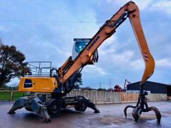 LIEBHERR LH30 HIGH RISE CABIN SCRAP HANDLER *YEAR 2016* C/W MAGNET GEAR *VIDEO*