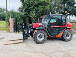 MANITOU MLT523 TURBO 4WD TELEHANDLER C/W PALLET TINES *VIDEO*