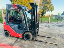 TOYOTA 15 FORKLIFT *CONTAINER SPEC, YEAR 2019* C/W PALLET TINES *VIDEO*