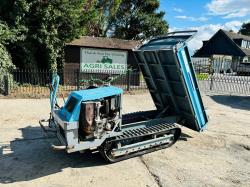 HANIX RTD100 TRACKED DUMPER C/W DROP SIDE BODY *VIDEO*