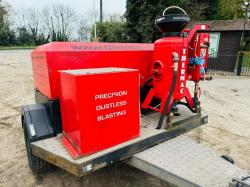 THERMAC PORTABLE SAND BLASTER *YEAR 2010* C/W INGERSOL RAND COMPRESSOR