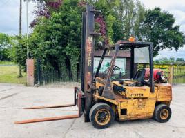 HYSTER H2.50XL FORKLIFT C/W SIDE SHIFT *VIDEO*