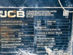 JCB 540-140 4WD TELEHANDLER *YEAR 2018, 14 METER REACH* C/W TINES *VIDEO*