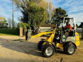 WACKER NEUSON WL20E 4WD ELECTRIC LOADING SHOVEL *YEAR 2017* C/W PALLET TINES *VIDEO*