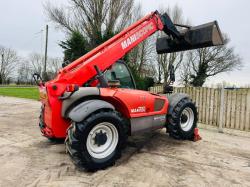 MANITOU MLT1030 4WD TELEHANDLER * 4788 HOURS * C/W BUCKET & TINES *VIDEO*