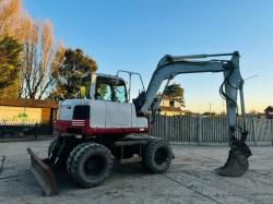 TAKEUCHI TB175W 4WD WHEELED EXCAVATOR *YEAR 2010* C/W BUCKET *VIDEO*