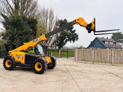 JCB 525-60 4WD TELEHANDLER *YEAR 2017, 3416 HOURS* C/W PALLET TINES *VIDEO*