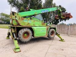 MERLO ROTO38.16S 4WD TELEHANDLER * 16 METER REACH* C/W PALLET TINES *VIDEO*