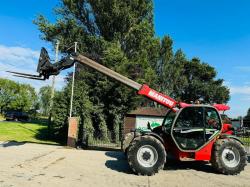 MANITOU 735 4WD TELEHANDLER *YEAR 2016, AG-SPEC* C/W PICK UP HITCH *VIDEO*