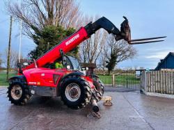 MANITOU MT1135 4WD TELEHANDLER *YEAR 2014* C/W PALLET TINES *VIDEO*