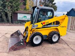 WACKER NEUSON SW16 SKIDSTEER *YEAR 2017, 1704HOURS* C/W HYDRAULIC LOCKING PINS *VIDEO*