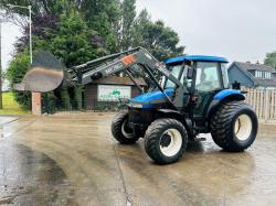 NEW HOLLAND TD90D 4WD TRACTOR *3858 HOURS* C/W MAILEUX MX75U LOADER *LOADER*