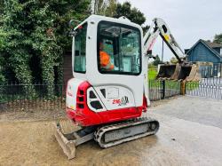 TAKEUCHI TB216 TRACKED EXCAVATOR *YEAR 2019, 1881 HOURS* C/W BUCKETS *VIDEO*