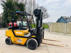 BOSS GAS FORKLIFT *SIDESHIFT*C/W PALLET TINES*VIDEO*