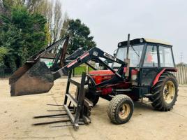 ZETOR 7011 TRACTOR C/W LOADER, MUCK FORK, PALLET TINES & BUCKET *VIDEO*