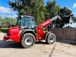 MANITOU MLA628-120LSU 4WD TELEHANDLER *AG-SPEC* C/W PICK UP HITCH *VIDEO*