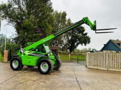 MERLO TF42.7CS-140-CVTRONIC TELEHANDLER *YEAR 2017, AG-SPEC* C/W PALLET TINES 