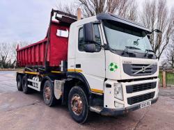 VOLVO FM DOUBLE DRIVE HOOK LOADER LORRY *YEAR 2013, MOT'D MARCH 2025* C/W SKIP 