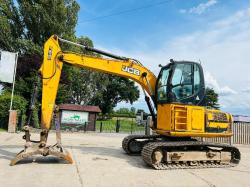 JCB JS160 HIGH RISED CABIN TRACKED EXCAVATOR *YEAR 2011* C/W GRAPPLE GRAB *VIDEO*