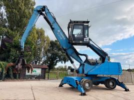 FUCHS HML340 HIG RISE CABIN MATERIAL HANDLER C/W ROTATING GRAB *VIDEO* 