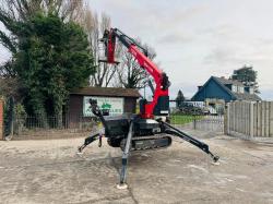 PLATFORM SPIDER 1380 TRACKED MAN LIFT *YEAR 2016* C/W TWIN AXLE PLANT TRAILER 