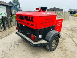 THERMAC PORTABLE SAND BLASTER C/W INGERSOL RAND COMPRESSOR