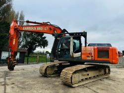 HITACHI ZAXIS 280LC EXCAVATOR *YEAR 2012, 8165 HOURS* C/W QUICK HITCH *VIDEO*