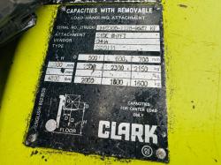 CLARK SIDESHIFT SS20111 C/W PALLET TINES