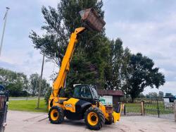 JCB 535-140HI-VIZ 4WD TELEHANDLER *14 METER REACH,  YEAR 2015* C/W BUCKET *VIDEO*