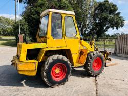 KRAMER 312 LOADING SHOVEL C/W BUCKET, PALLET TINES & SPARE WHEEL *VIDEO*