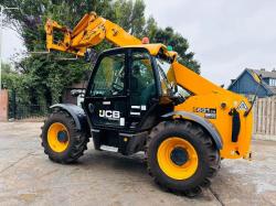 JCB 531-70 4WD TELEHANDLER * YEAR 2018, 3604 HOURS* C/W PALLET TINES *VIDEO*