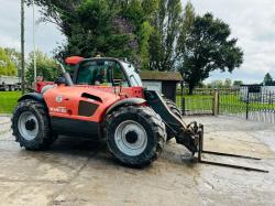 MANITOU MLT634-120 4WD TELEHANDLER *AG-SPEC* C/W PICK UP HITCH *VIDEO*