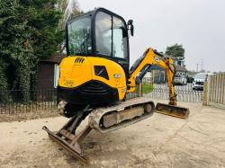 JCB 8026 TRACKED EXCAVATOR *YEAR 2017, ONLY 3094 HOURS* C/W QUICK HITCH *VIDEO*