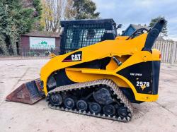 CATERPILLAR 257B TRACKED SKIDSTEER C/W FULLY GLAZED CABIN *VIDEO*