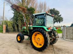 JOHN DEERE 2250 TRACTOR C/W FRONT LOADER & BUCKET *VIDEO*