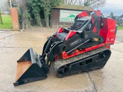 TORO DINGO TX-1000 WIDE TRACKED LOADER *YEAR 2020, ONLY 128 HOURS* C/W BUCKET  