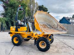 JCB 3STH-2S5 4WD SWIVEL TIP DUMPER *YEAR 2021, ONLY 655 HOURS* VIDEO*