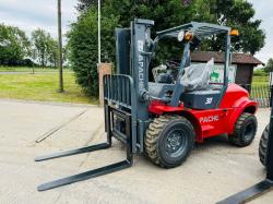 UNUSED APACHE FR30 ROUGH TERRIAN FORKLIFT *YEAR 2024, ONLY 2 LEFT* VIDEO*