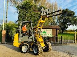 WACKER NEUSON WL20E 4WD ELECTRIC LOADING SHOVEL *YEAR 2017* C/W PALLET TINES 