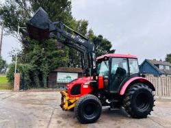 ZETOR 644T 4WD TRACTOR C/W TRAC LIFT FRONT LOADER & BUCKET *VIDEO*