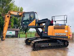 CASE CX290D HIGH RISE CABIN TRACKED EXCAVATOR *YEAR 2017* C/W QUICK HITCH *VIDEO*