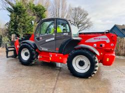 MANITOU MT-X1840 4WD TELEHANDLER *18 METER REACH* C/W PALLET TINES *VIDEO*