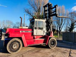 SVE TRUCK 15120 15 TON FORKLIFT C/W TINE POSITIONER & SIDE SHIFT *VIDEO*